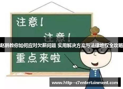 赵鹏教你如何应对欠薪问题 实用解决方案与法律维权全攻略